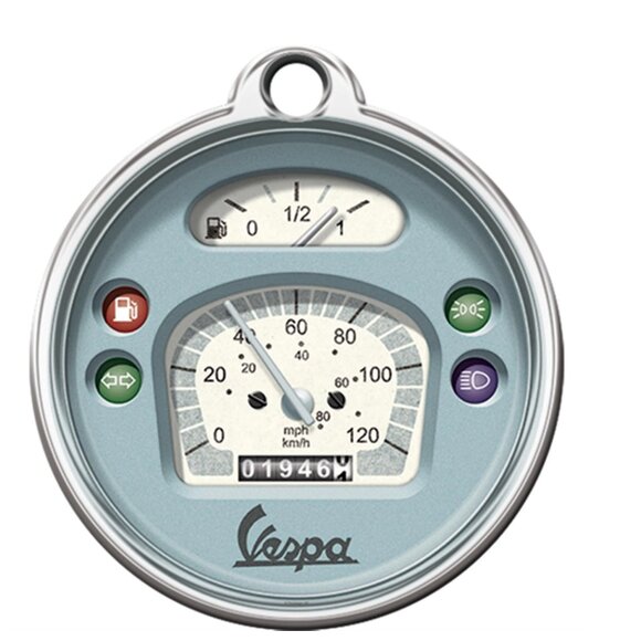 2/$12 Nostalgic Art Retro Vespa - Speedometer Keyring - Picture 7 of 10